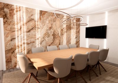 Acordo | Projeto 3D Decoração de Interiores de Escritório